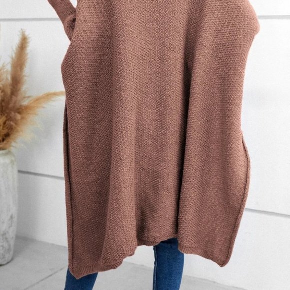 Womens Dusty Pink knit Sweater top - Picture 2 of 4